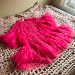 Anthropologie Mini Tulle Layer Dress